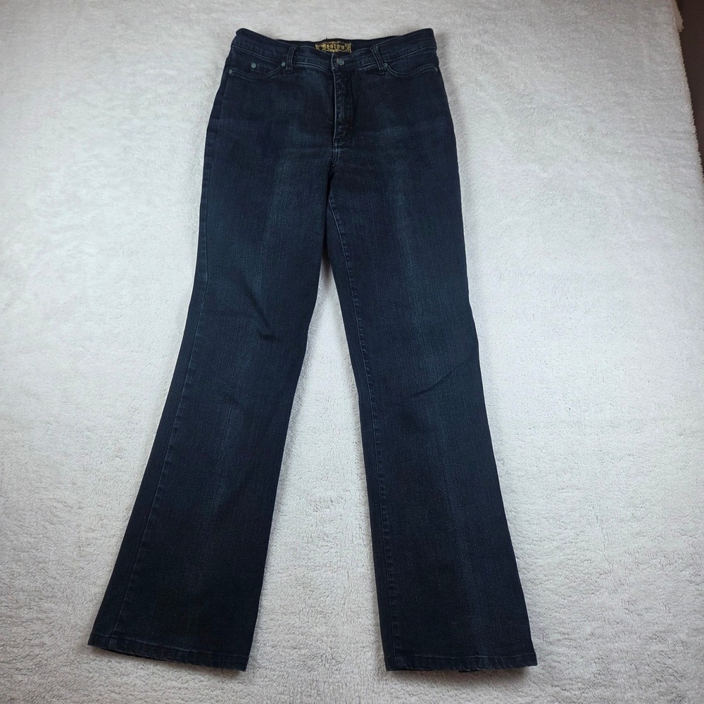 Bestow Women's Dark Wash Bootcut Jeans Size 8 Stretch Denim Flare